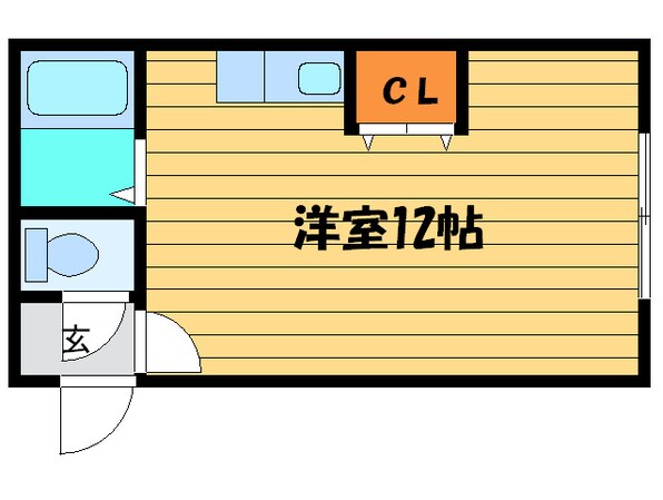 リビング西岡の物件間取画像